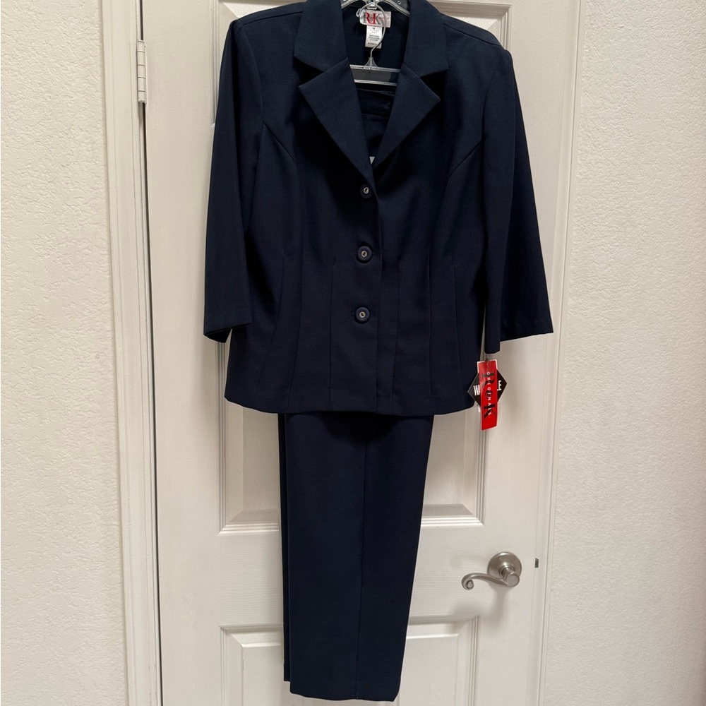 R&K Originals Women's Elegant Navy Jumpsuit